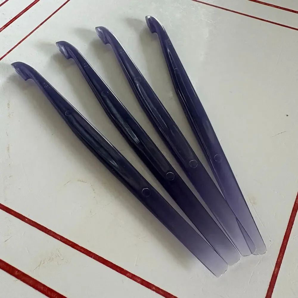Vintage Tupperware Orange Citrus Peeler Set of 4 Purple Gadgets
